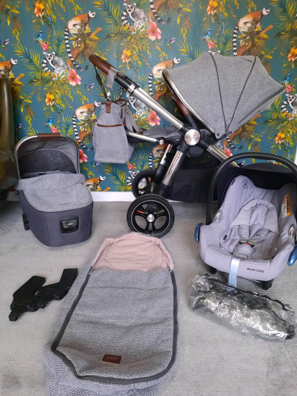 mamas and papas panama grey